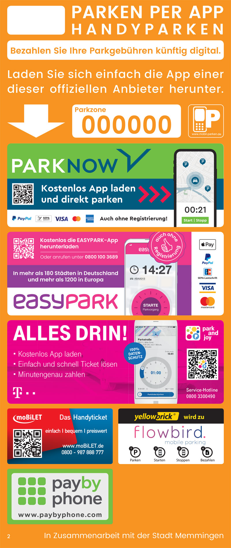 Smartparking: Parkgebühren mit dem Handy zahlen