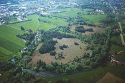 Luftaufnahme vom Benninger Ried
