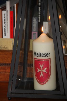 Die Laterne mit dem Friedenslicht