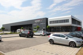 Das Firmengebäude der Firma Keckeisen an der Europastraße