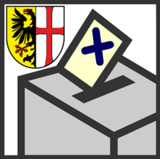 Symbol Wahlurne - Wahl in Memmingen