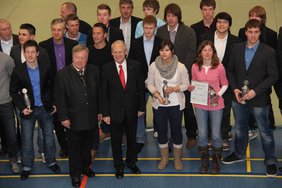 Die vier Spitzensportler der Stadt Memmingen