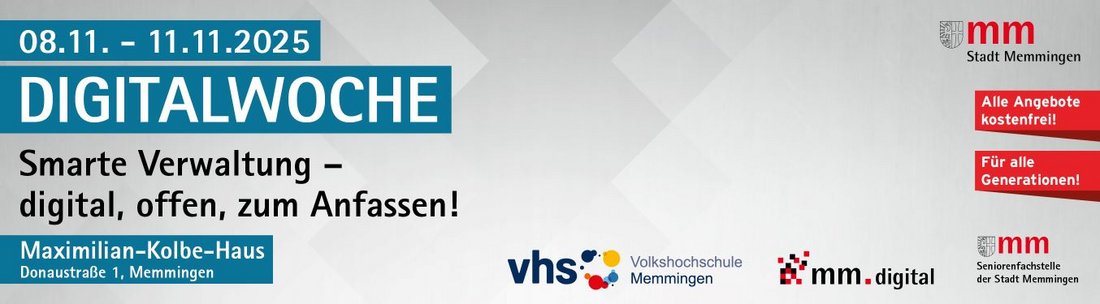 Plakat Bewerbung Digitalwoche 8.11.-11-11-2035