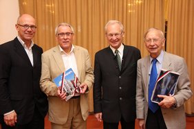 Beim Empfang im Rathaus