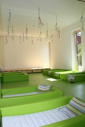 Der Schlafraum der Krippe