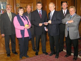 Empfang einer AWO Delegation beim Oberbürgermeister