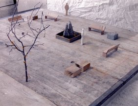 Das Modell des Schmiedplatzes