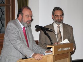 Dr. Reinhard Baumann und Dr. Gerhard Immler