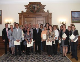 Feierstunde für Dienstjubilare im Rathaus