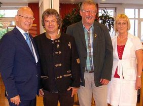 Bei der Verleihung im Bürgerstift