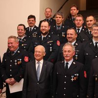 Gruppenbild der Feuerwehrjubilare