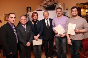 Bei der Verabschiedung im Rahmen der Jahresschlussfeier