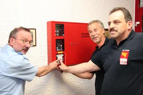 Der obligatorische Knopfdruck