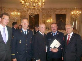 Bei der Ehrung im Rokokosaal der Regierung von Schwaben