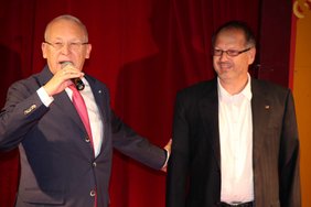 OB Dr. Holzinger und Vize-Präsident Degenhart bei der Eröffnung