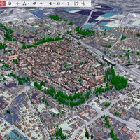 Ein Stadtplan der Stadt Memmingen
