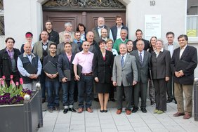 Der Ausländerbeirat mit seinen neuen Mappen