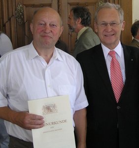 40 – Jahre im Dienste der Stadt Memmingen. Gerhard Obermüller wurde von Oberbürgermeister geehrt.