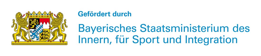 Gefördert durch Bayerisches Staarsministerium des Innern, für Sport und Integration