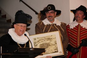 OB Dr. Ivo Holzinger, Michael Ruppert, Bernd Klotz als Wallenstein