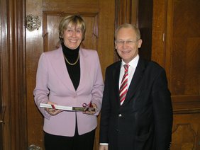 Verabschiedung im Amtszimmer