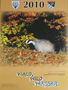 Titelbild des Kalenders „Wald, Wild und Wasser 2010“