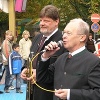 Eröffnung Jahrmarkt Oberbürgermeister und Marktreferent.