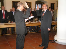 Nachfolger für Josef Lang, der neue Dritte Bürgermeister Helmut Börner (Freie Wähler)