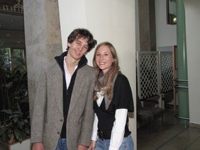 Johannes und seine Schwester Alexandra Kaufmann