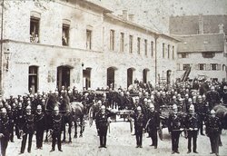 Feuerwehr 1910 Foto: Stadtarchiv MM Slg. Hetzel