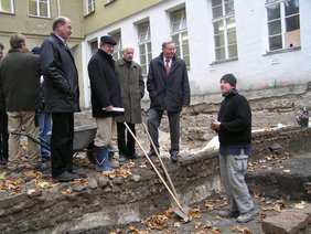 Bei den Grabungen im Elsbethenhof