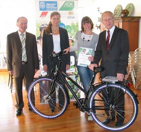 "Mit dem Rad zur Arbeit": Preisverleihung im Kulturamt