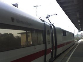 Der ICE "Memmingen".